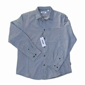 DKNY Gray Plaid Shirt